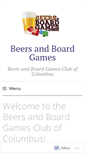 Mobile Screenshot of beersandboardgames.com